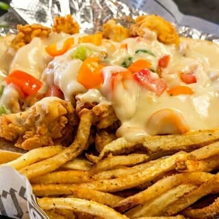 Open Face Chicken Po Boy