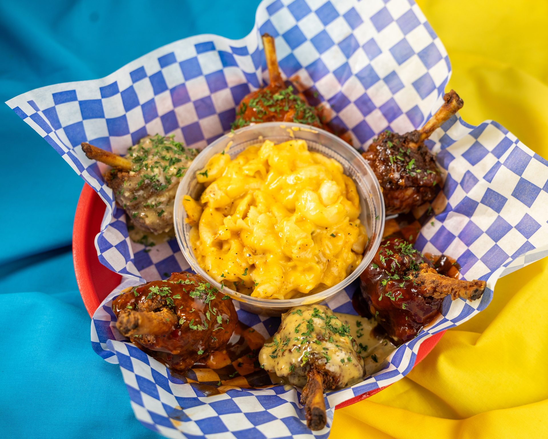 Bourbon Lollipop Chicken